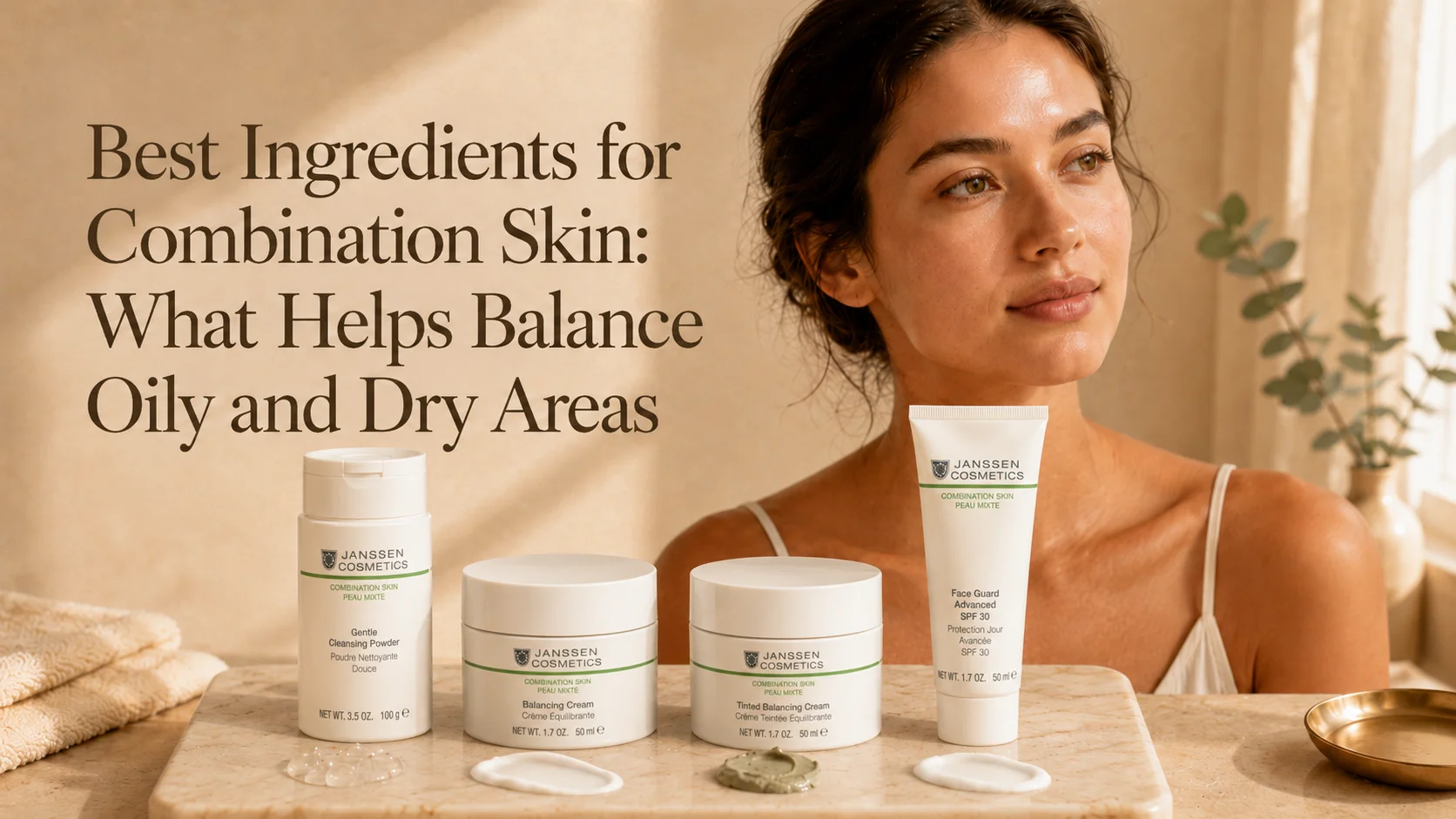 Best Ingredients for Combination Skin: What Helps Balance Oily and Dry Areas