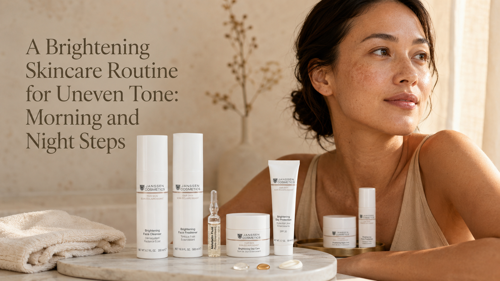 A Brightening Skincare Routine for Uneven Tone: Morning and Night Steps