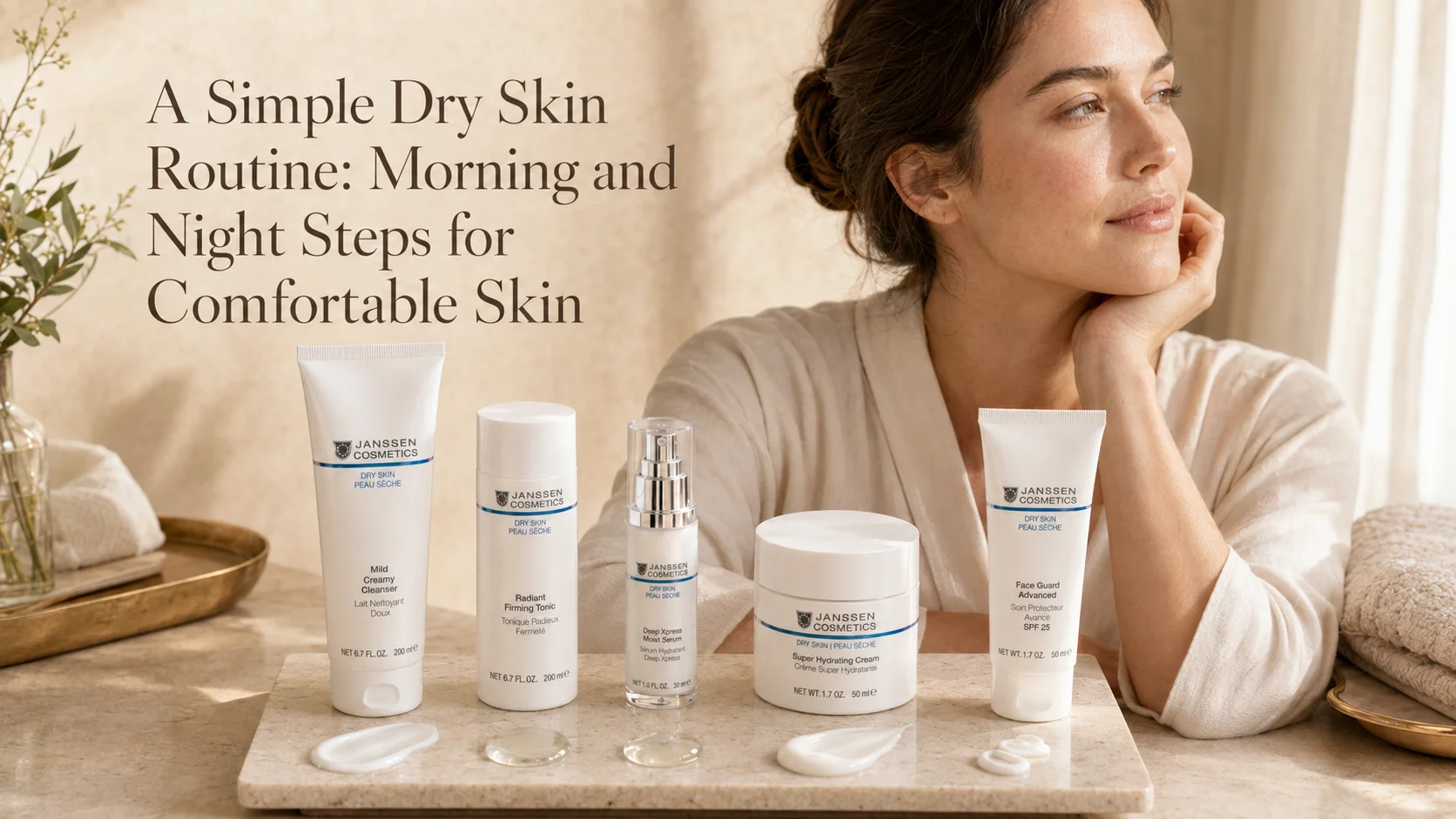A Simple Dry Skin Routine: Morning and Night Steps for Comfortable Skin