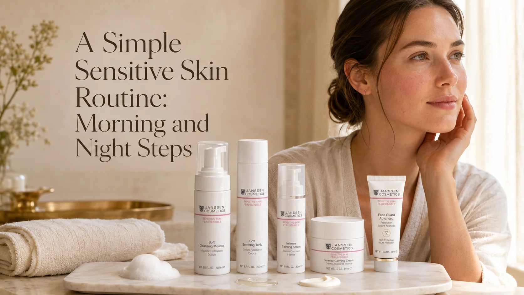 A Simple Sensitive Skin Routine: Morning and Night Steps