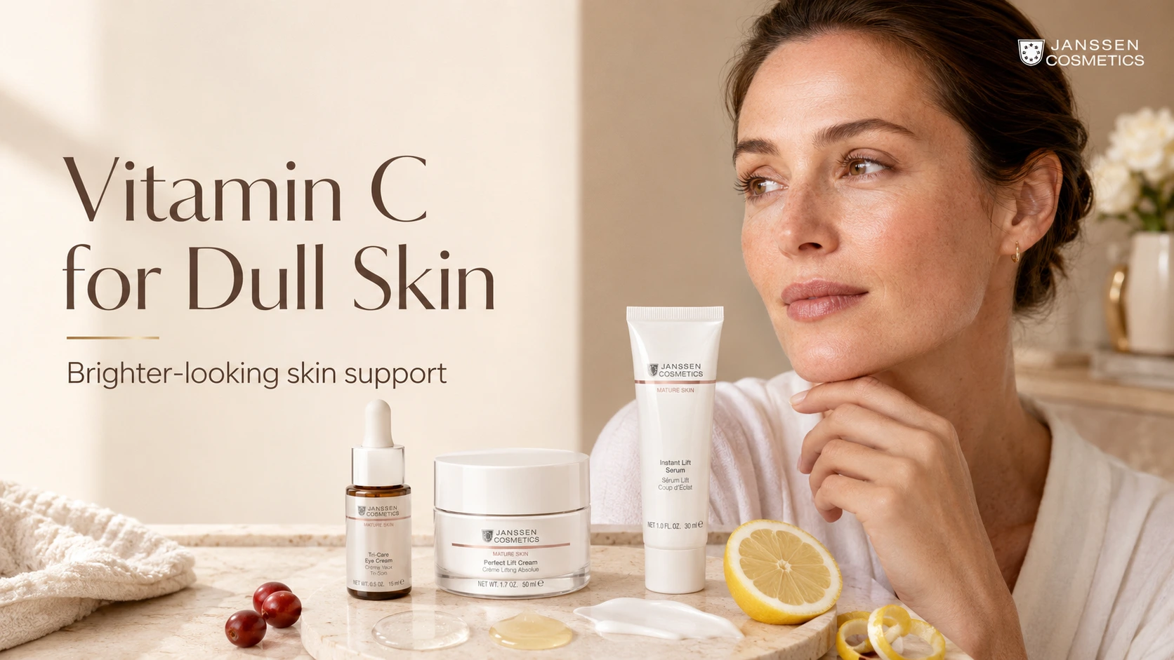 Vitamin C for Dull Skin: How It Supports a Brighter, Fresher-Looking Complexion