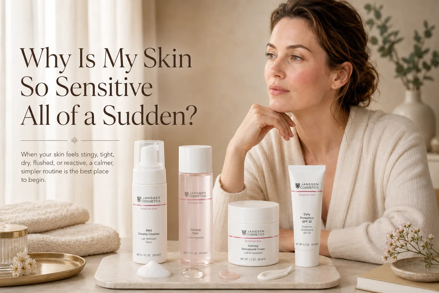 Why Is My Skin So Sensitive All of a Sudden?