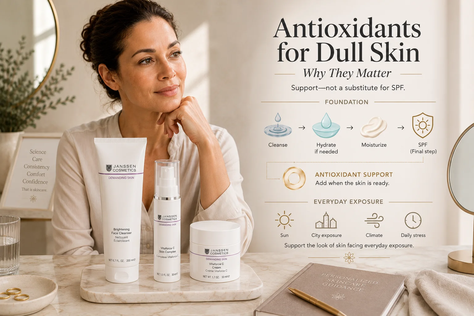 Antioxidants for Dull Skin: Why They Matter