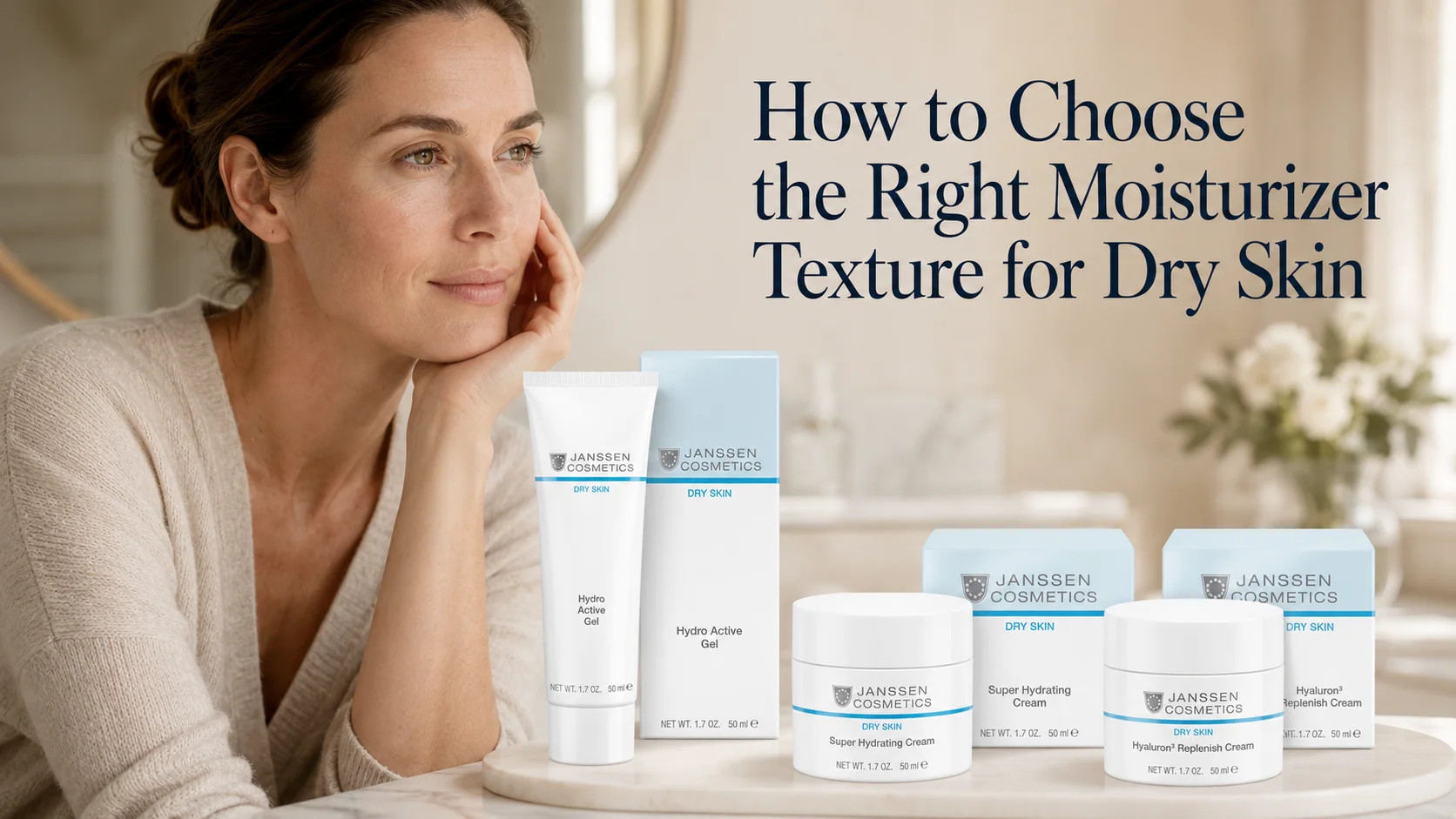 How to Choose the Right Moisturizer Texture for Dry Skin