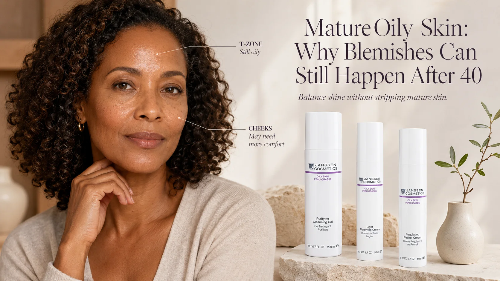 Mature Oily Skin: Why Blemishes Can Still Happen After 40