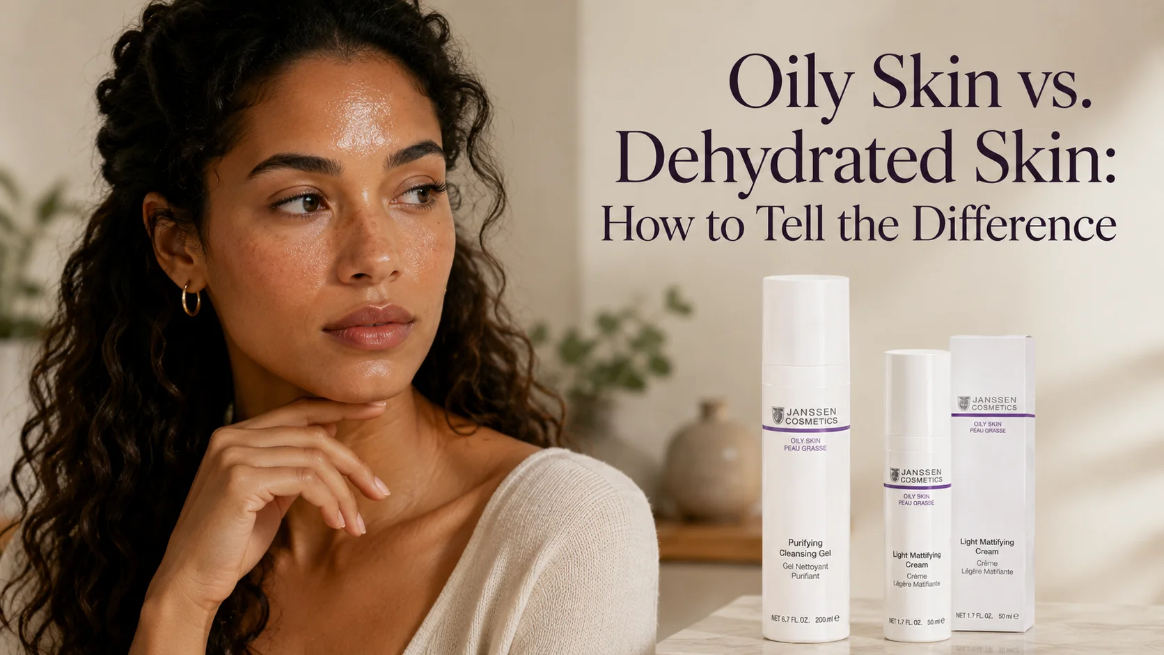 Oily Skin vs. Dehydrated Skin: How to Tell the Difference