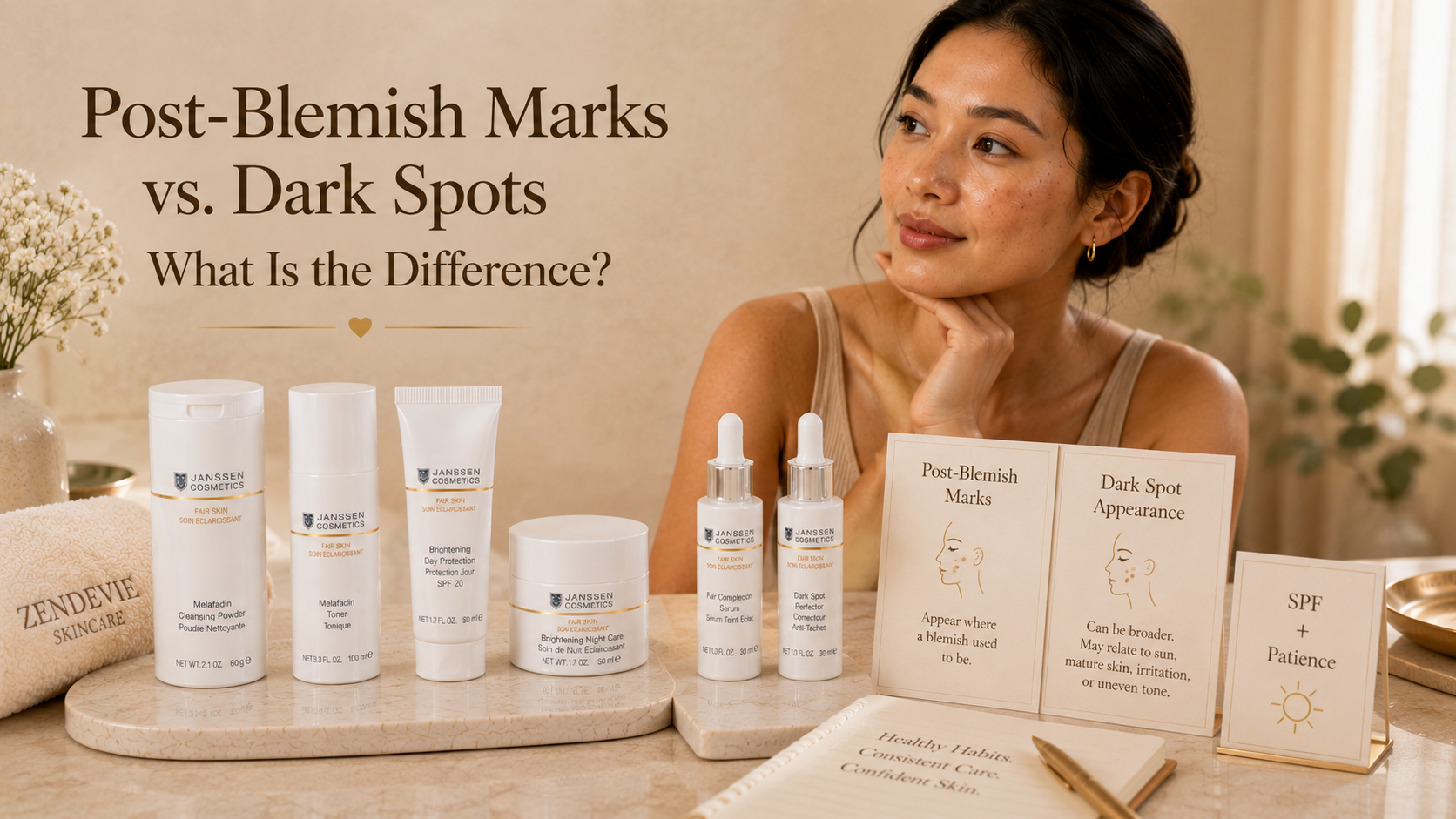 Post-Blemish Marks vs. Dark Spots: What Is the Difference?