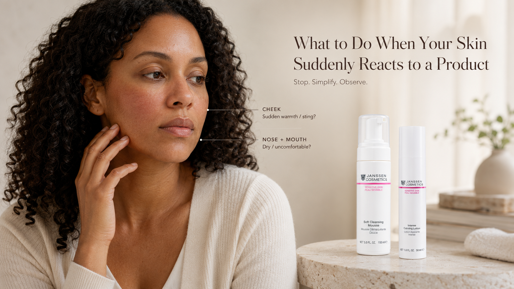 What to Do When Your Skin Suddenly Reacts to a Product