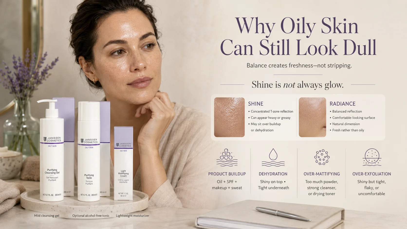 Why Oily Skin Can Still Look Dull