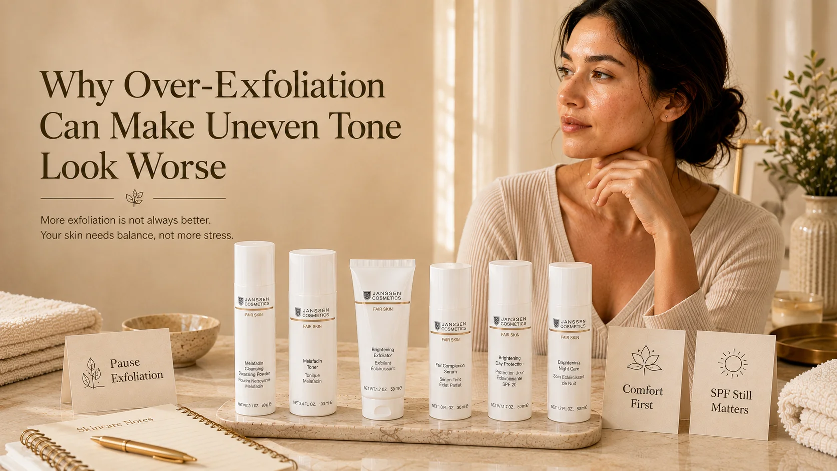 Why Over-Exfoliation Can Make Uneven Tone Look Worse