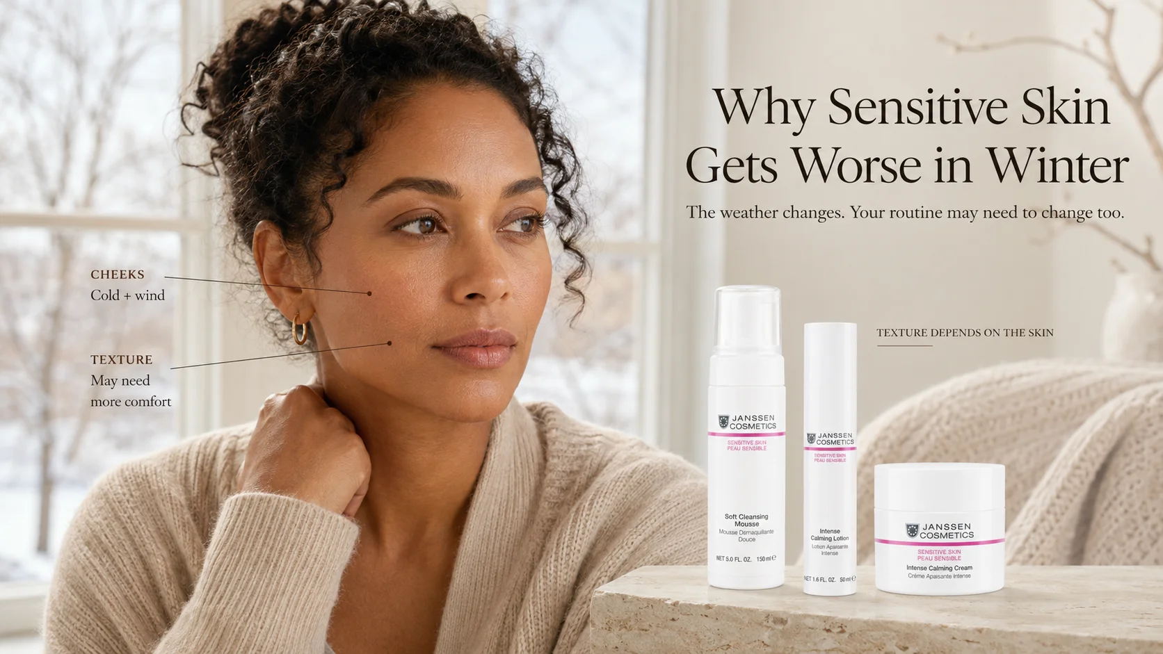Why Sensitive Skin Gets Worse in Winter