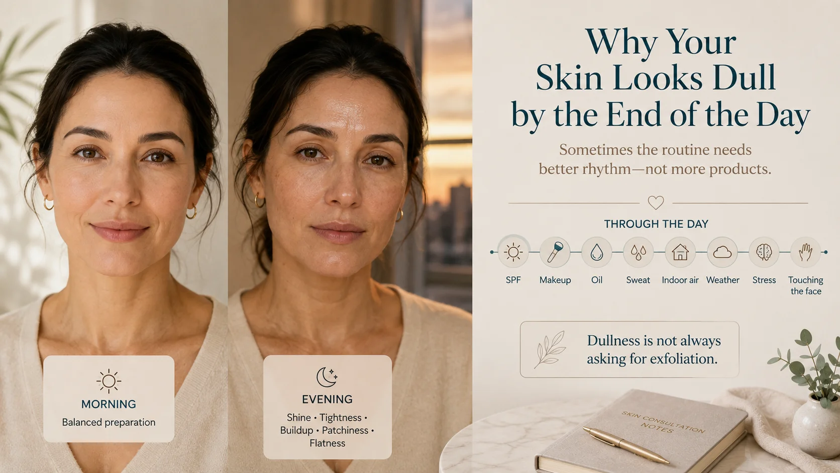 Why Your Skin Looks Dull by the End of the Day