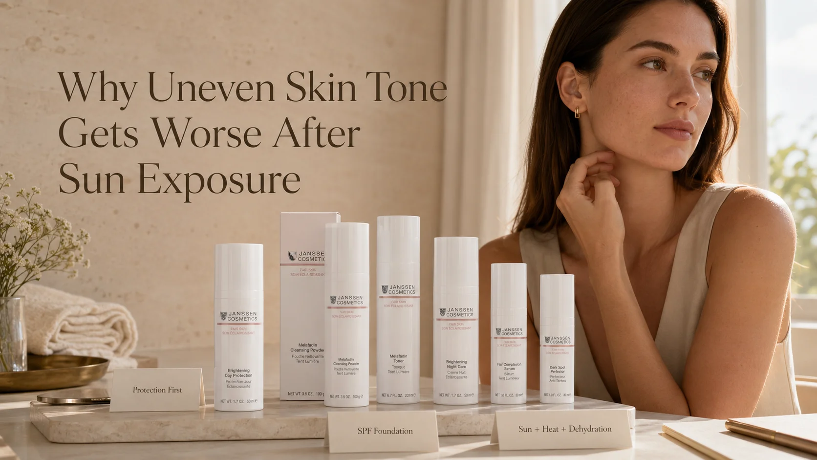 Why Uneven Skin Tone Gets Worse After Sun Exposure