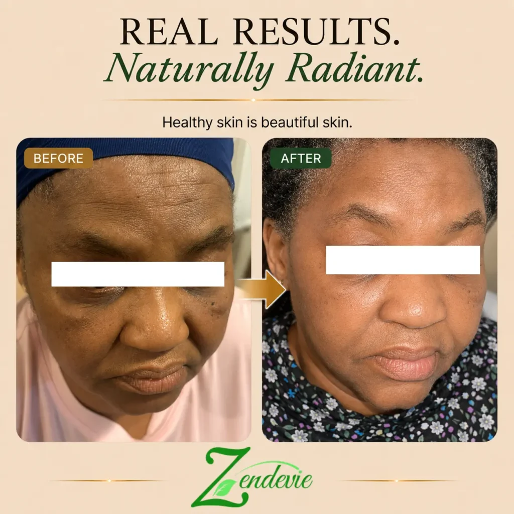 Zendevie Before & After Results – Brighter, Smoother, More Even-Looking Skin