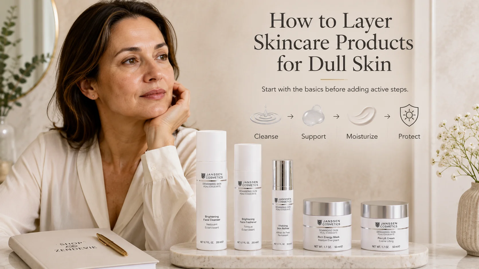 How to Layer Skincare Products for Dull Skin