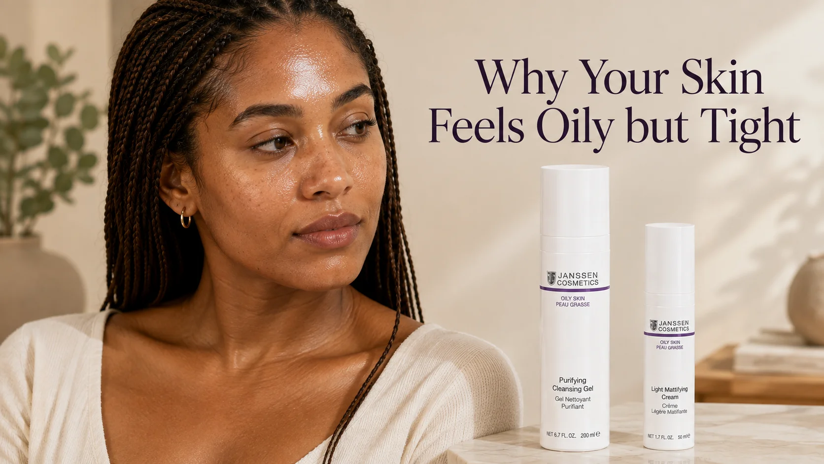 Why Your Skin Feels Oily but Tight